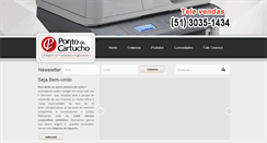 Desktop Screenshot of pontodocartuchonh.com.br