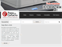 Tablet Screenshot of pontodocartuchonh.com.br